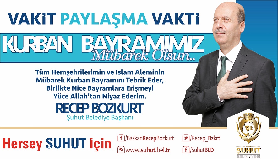 baskan bozkurt kurban bayrami paylasmaktir genel afyon yerel basin