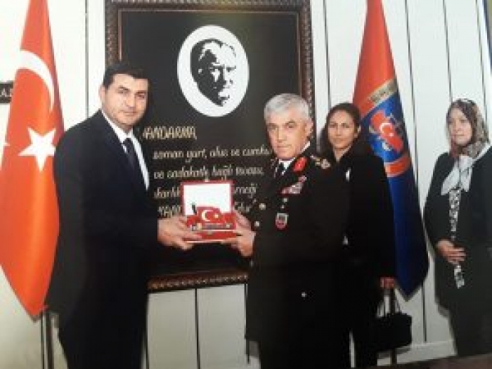 Genel Başkan ışık Jandarma Genel Komutanını Ziyaret Etti.