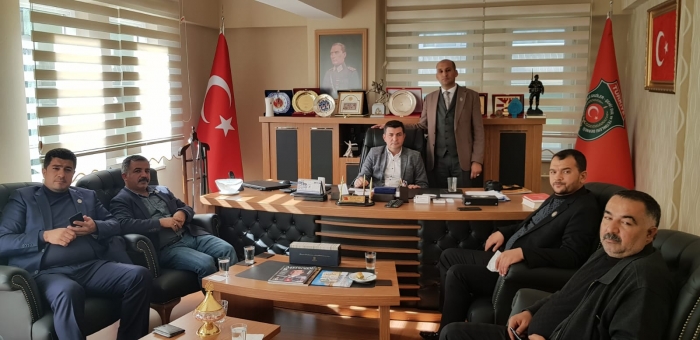 Başkan Kumartaşlı Genel Başkan Mustafa ışık'ı Ziyaret Etti.