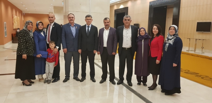 Başkan Kumartaşlı Ve şehit Aileleri Tuğg.şahin Kılıçaslan’ı Ziyaret Etti