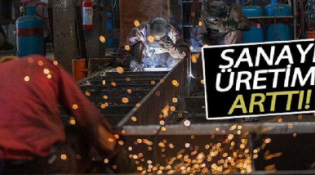 Sanayi üretimi Bir önceki Yılın Aynı Ayına Göre %8,7 Arttı