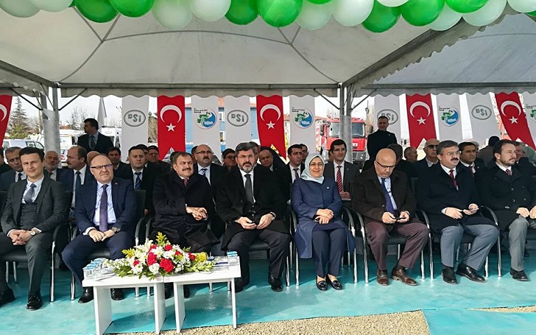 Bakan Eroğlu Kılıçaslan Barajının Temel Atma Töreni İçin Afyon'da