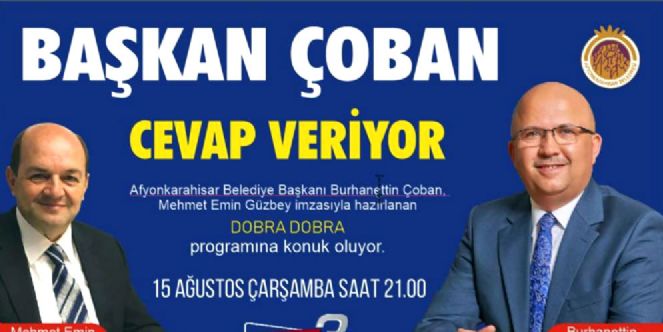 Başkan çoban Dobra Dobra´da