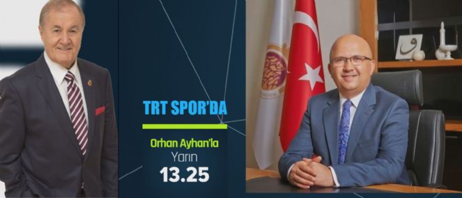 Başkan çoban Trt Spor´da