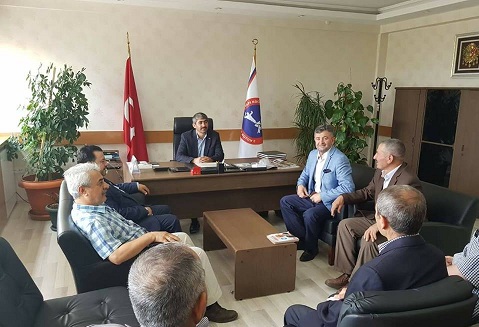 Safa şenel Ve Halit Kuş Bekir Koçak'ı Ziyaret Etti