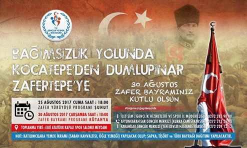 Bağımsızlık Yolunda Kocatepe’den Dumlupınar Zafertepe’ye
