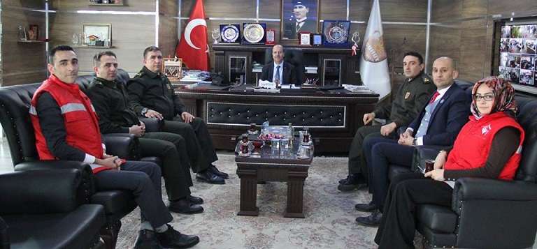 Başkan Kumartaşlı Başkan Bozkurtu Ziyaret Etti