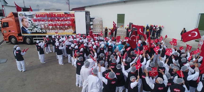 Ogaş şekerleme Afrin'deki Mehmetçiklere Lokum Gönderdi