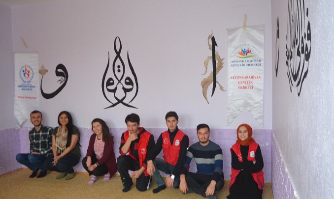 Gençlik Merkezi çıkrık Kur’an Kursunu Boyadı