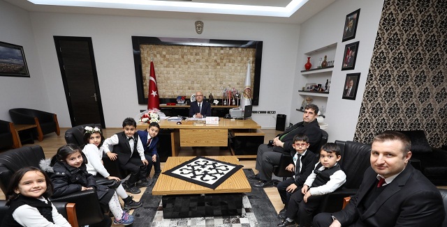 Toki İlkokulundan Başkan çoban’a Ziyaret