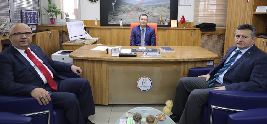 Başkan çoban’dan Tapu Sicil Müdürü Tolgay'a İade-i Ziyaret