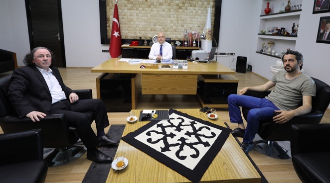 Ak Parti Aday Adayı şükrü Ersoylu’dan Başkan çoban’a Ziyaret