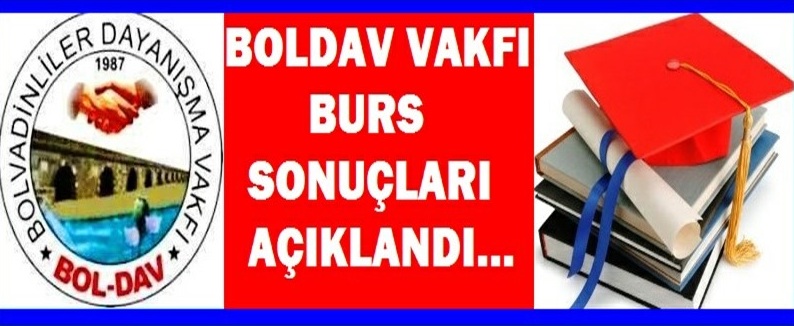 Boldav Vakfi Burs Sonuclari Aciklandi Genel Afyon Yerel Basin