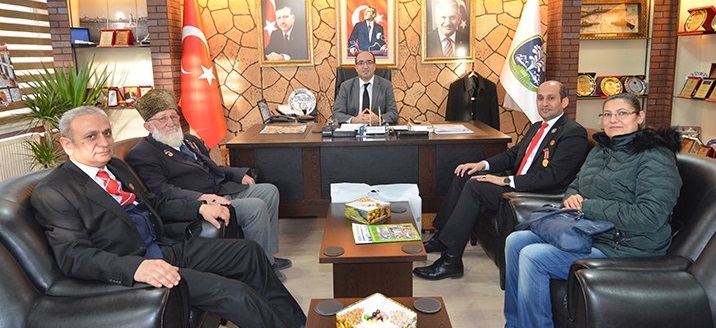 Gazi, şehit, Dul Yetimler Derneğinden Başkan çöl'e Ziyaret