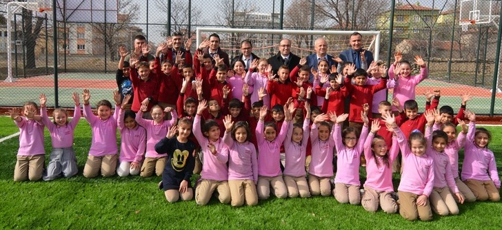 Halı Sahalarımız Ve Basketbol Sahalarımız Törenle Açıldı