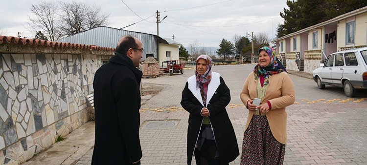 Başkan çöl Kaplıcada İncelemelerde Bulundu