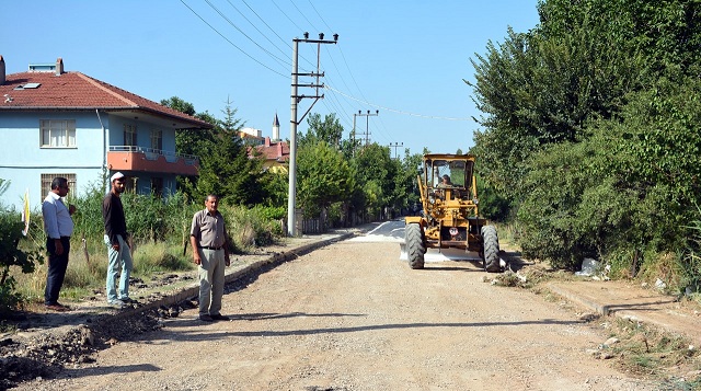2018 Yılı Yol Yapım çalışmaları Toki Yolundan Başladı