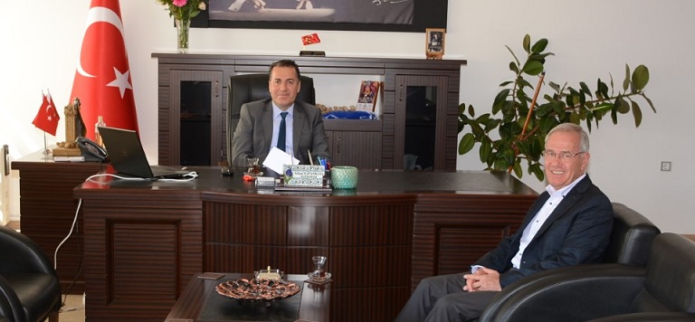 Başkan Acar Kaymakam Kapankaya’yı Ziyaret Etti