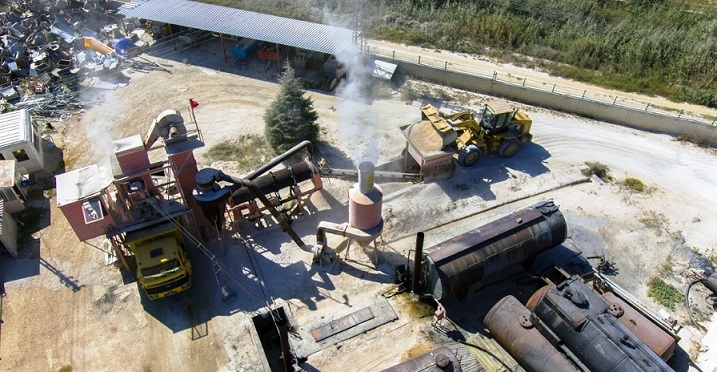 Dinar Belediyesi Asfalt üretiyor