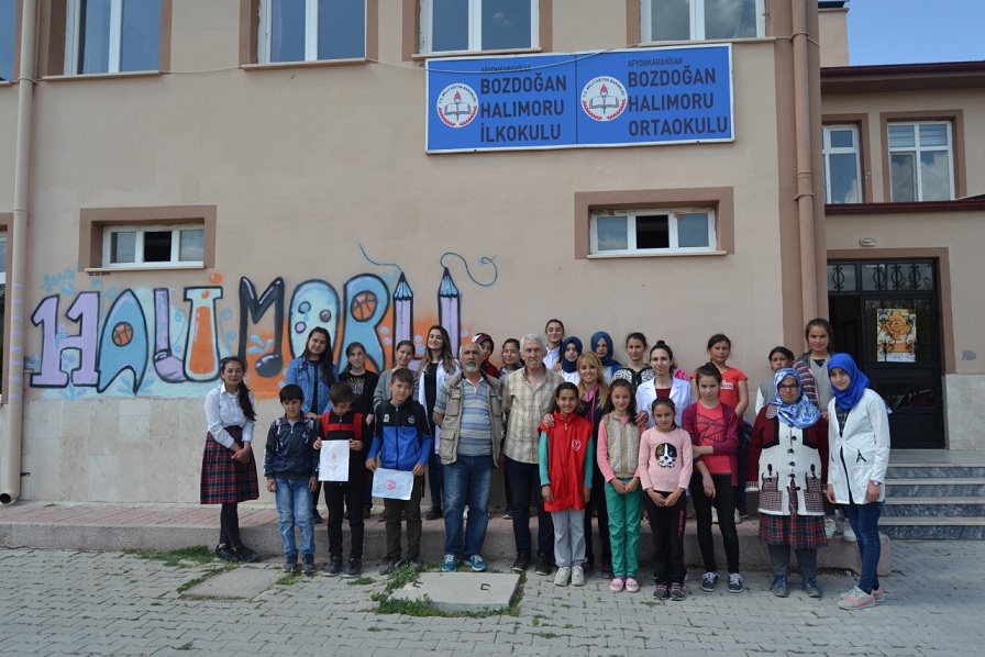 Bozdoğan Halımoru İlkokulu Ebru Sanatı İle Tanıştı..