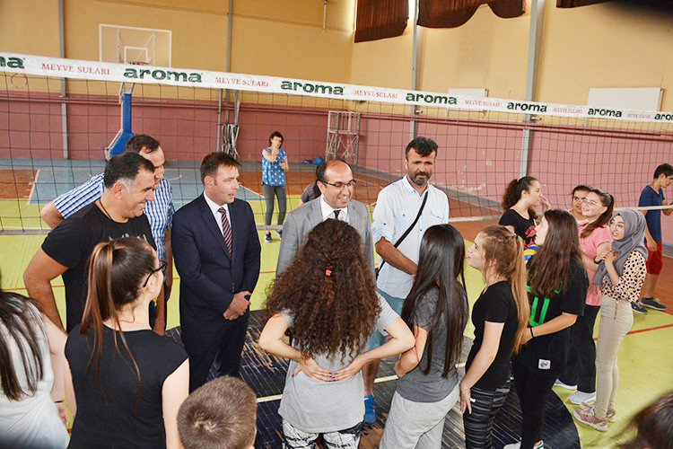 Başkan Mustafa çöl'den Yaz Spor Okullarına Ziyaret