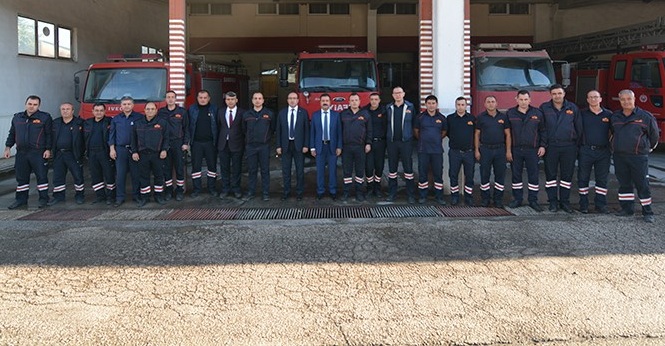 Başkan Mustafa çöl İtfaiye Personeliyle Bir Araya Geldi