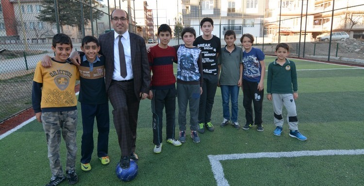 Başkan Mustafa çöl çocuklarımızla Buluştu