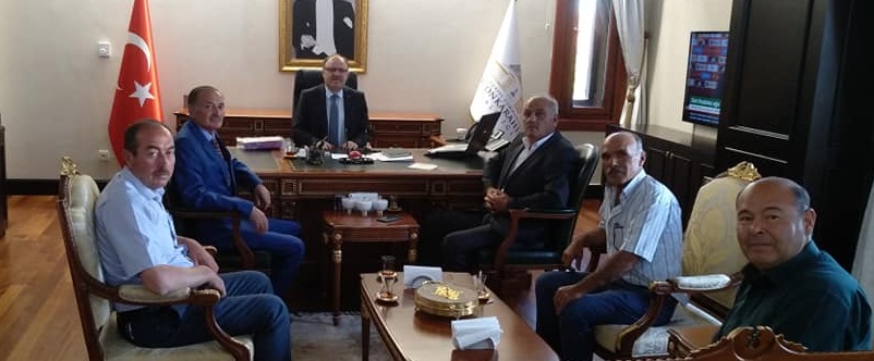 Başkan Kadir öcel Ve Muhtarlardan Vali Tutulmaz'a Ziyaret