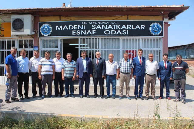 Saraçoğlu’ndan Madeni Sanatkar’lara Ziyaret