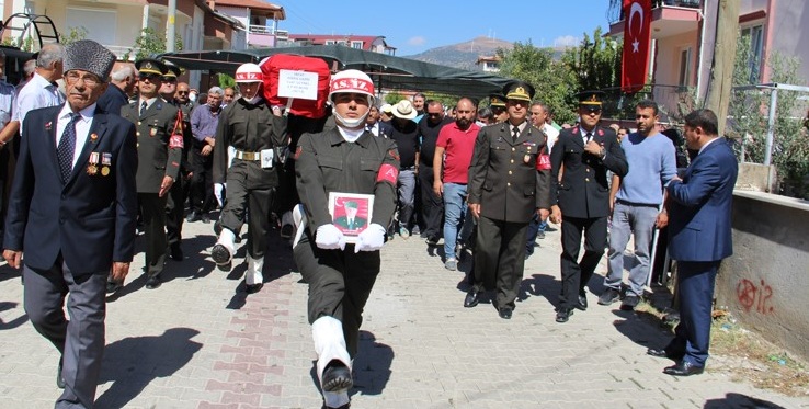 Dinar’da Kıbrıs Gazisi Son Yolculuğuna Uğurlandı