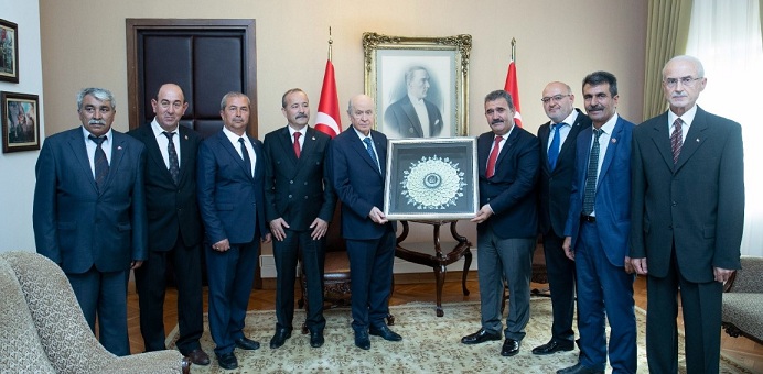 Mhp’li İgm üyeleri Bahçeli’yi Ziyaret Etti