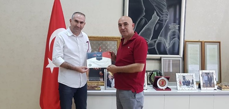 Beşer’den Destek Verenlere Teşekkür Belgesi