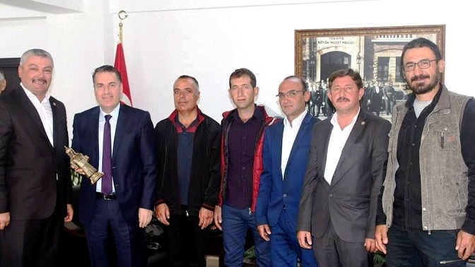 Dinar Ziraat Odasından Kaymakam Kapankaya’ya Ziyaret