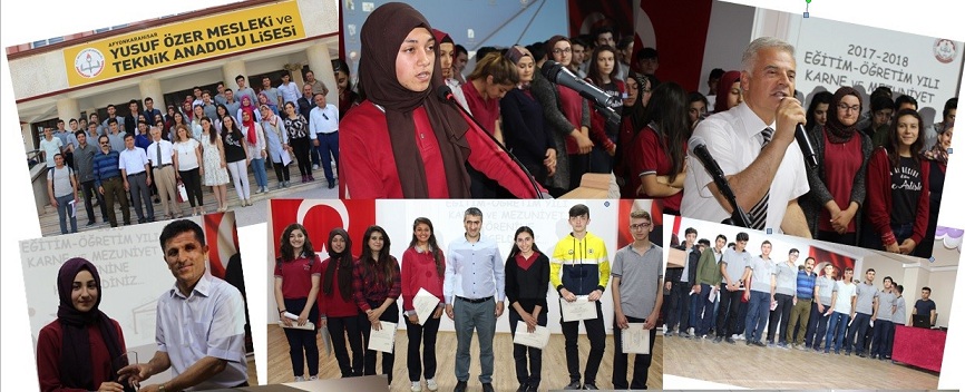 Yusuf özer Mesleki Ve Teknik Anadolu Lisesi İlk Mezunlarını Verdi