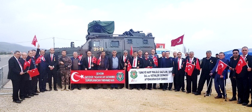 şehit Aileleri Ve Gazilerden Afrin Harekatına Destek