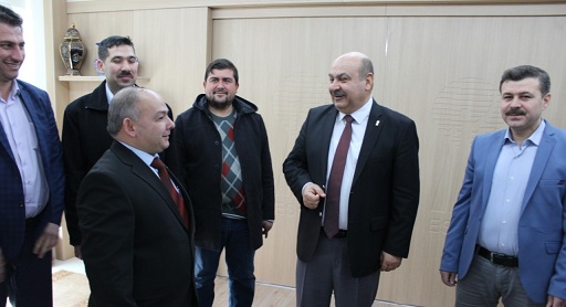 Kahrıman Ve Ekibi Esob Başkanı Konak’ı Ziyaret Etti