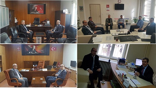 Başkan Mustafa çöl'den Resmi Kurum Ziyaretleri