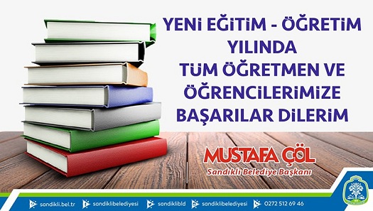Başkan Mustafa çöl'ün 2018/2019 Eğitim öğretim Yılı Mesajı