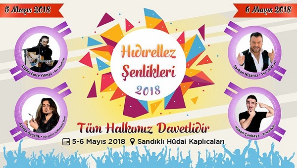 Hıdırellez şenliklerinde Kaplıcaya Yıldız Yağacak