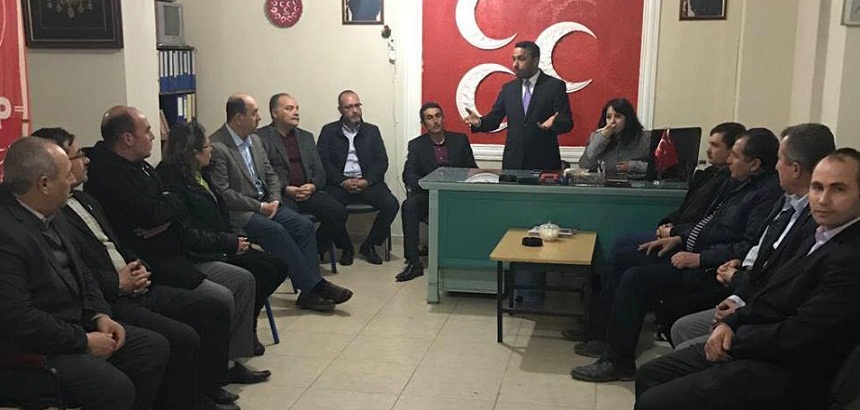 Mhp Ar-ge Komisyonu İhsaniyede İlçe Yönetimi Ve Stk.larla Buluştu