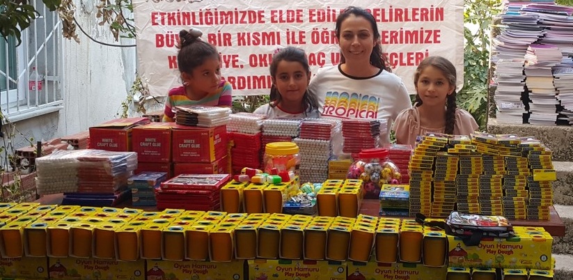 410 öğrencinin Yüzünü Güldü