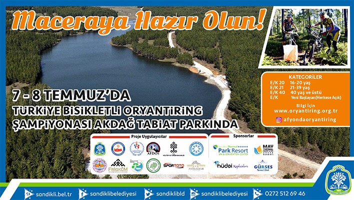 Oryantiring Türkiye şampiyonası Sandıklı’da