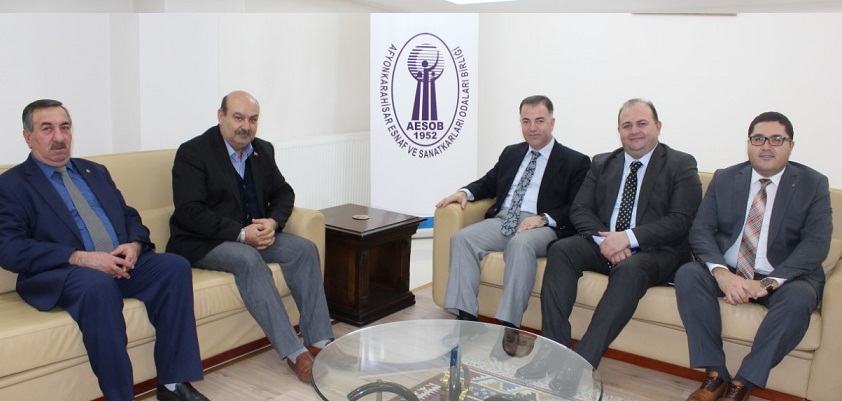 Ziraat Bankasından Esob’a Nezaket Ziyareti