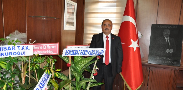 Başkan şahin’in Makamı çiçek Bahçesine Döndü..