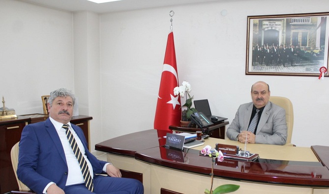 şeker İş şube Başkanı Murat Karamoçu, Esob Başkanı Konak’ı Ziyaret Etti