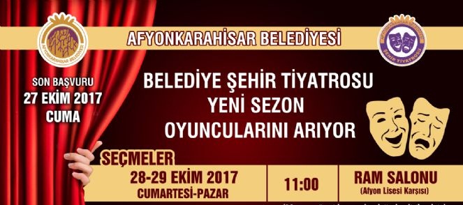 şehir Tiyatrosu Yeni Sezon Oyuncularını Seçiyor