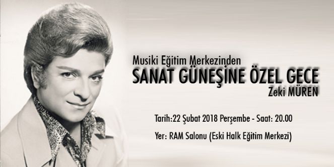 Musiki Eğitim Merkezi´den ´sanat Güneşi´ne Saygı Konseri