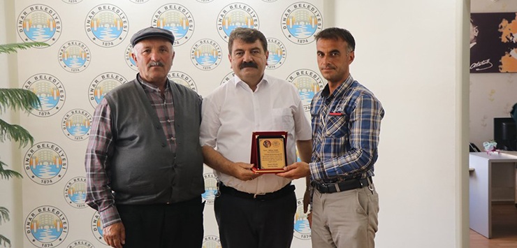 şehit Teğmen şafak Evran’ın Babası Ve Köy Muhtarından Teşekkür Ziyareti